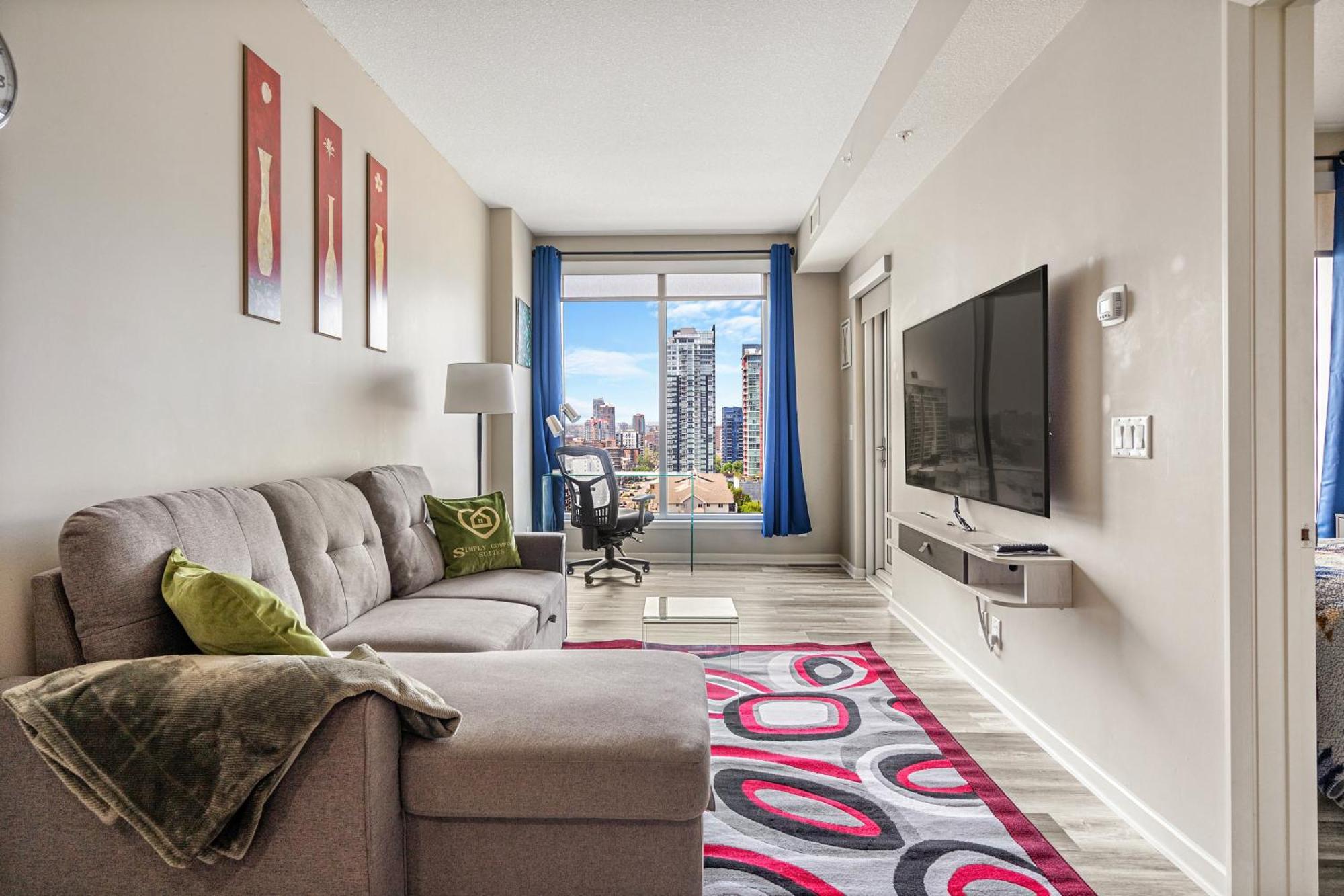 City Centre Retreat - 1Br Condo With Desk YYC Esterno foto